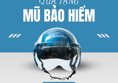 Mũ bảo hiểm quà tặng in logo doanh nghiệp