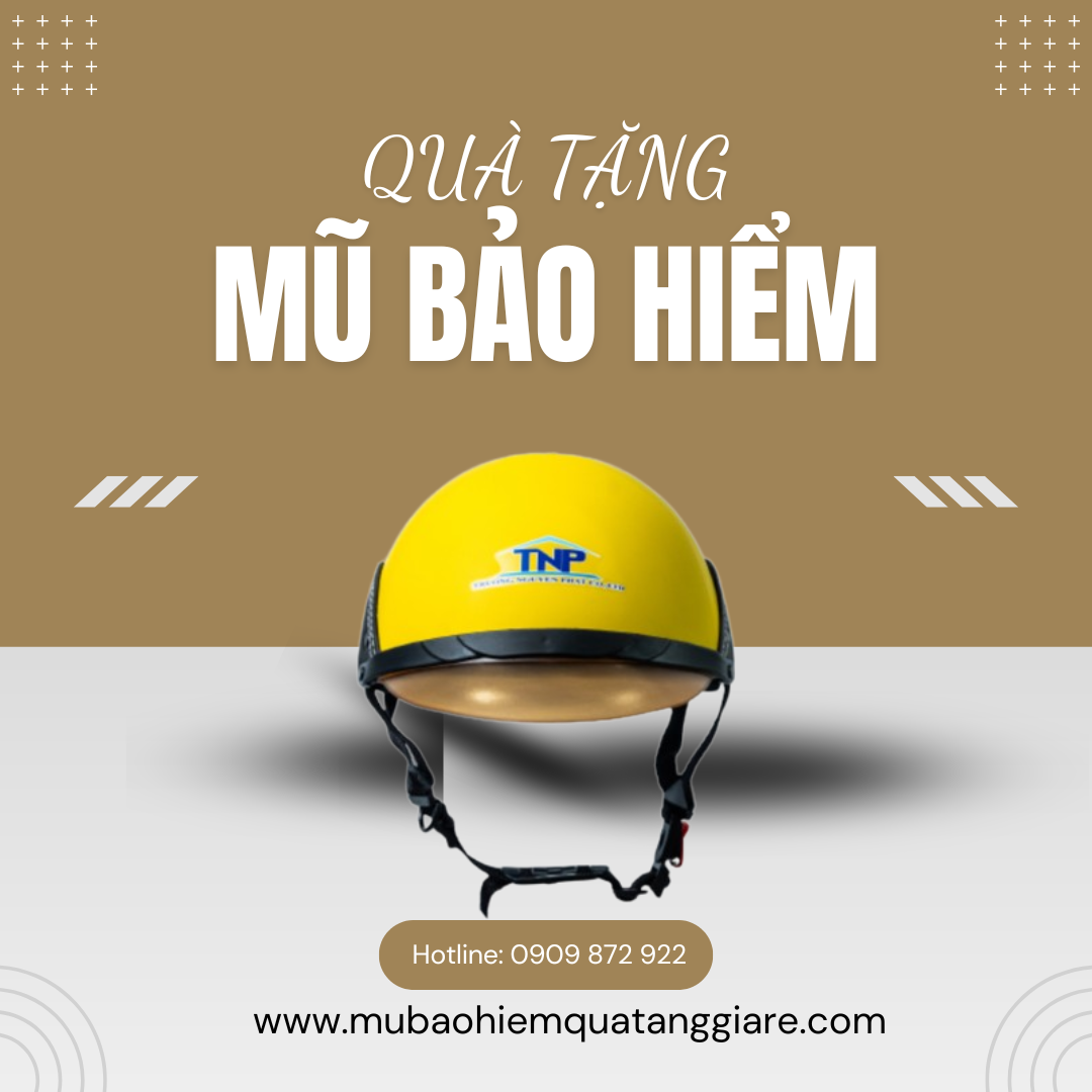 Mũ Bảo Hiểm Quà Tặng Doanh Nghiệp Cao Cấp - In Logo Theo Yêu Cầu