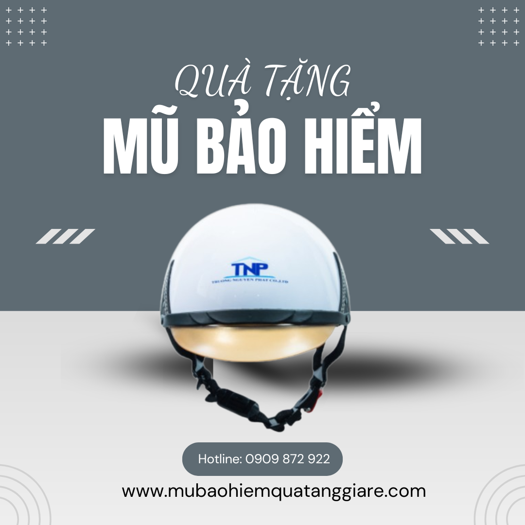 Top 3 mẫu mũ bảo hiểm quà tặng được doanh nghiệp ưa chuộng nhất 2025