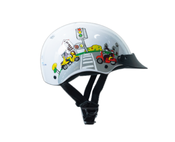 Mũ bảo hiểm TNP 05 Trắng